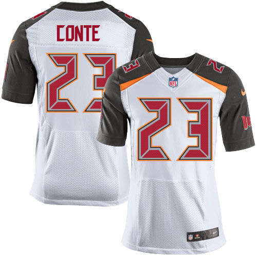 Nike Buccaneers #23 Chris Conte White Men's Stitched NFL New Elite Jersey